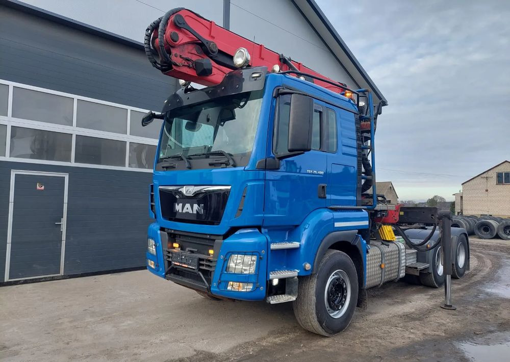 MAN TGS 26-480 6x4 do drewna PALFINGER Epsilon S 270L83 - Tegljač: slika 5 MAN TGS 26-480 6x4 do drewna PALFINGER Epsilon S 270L83 - Tegljač: slika 5