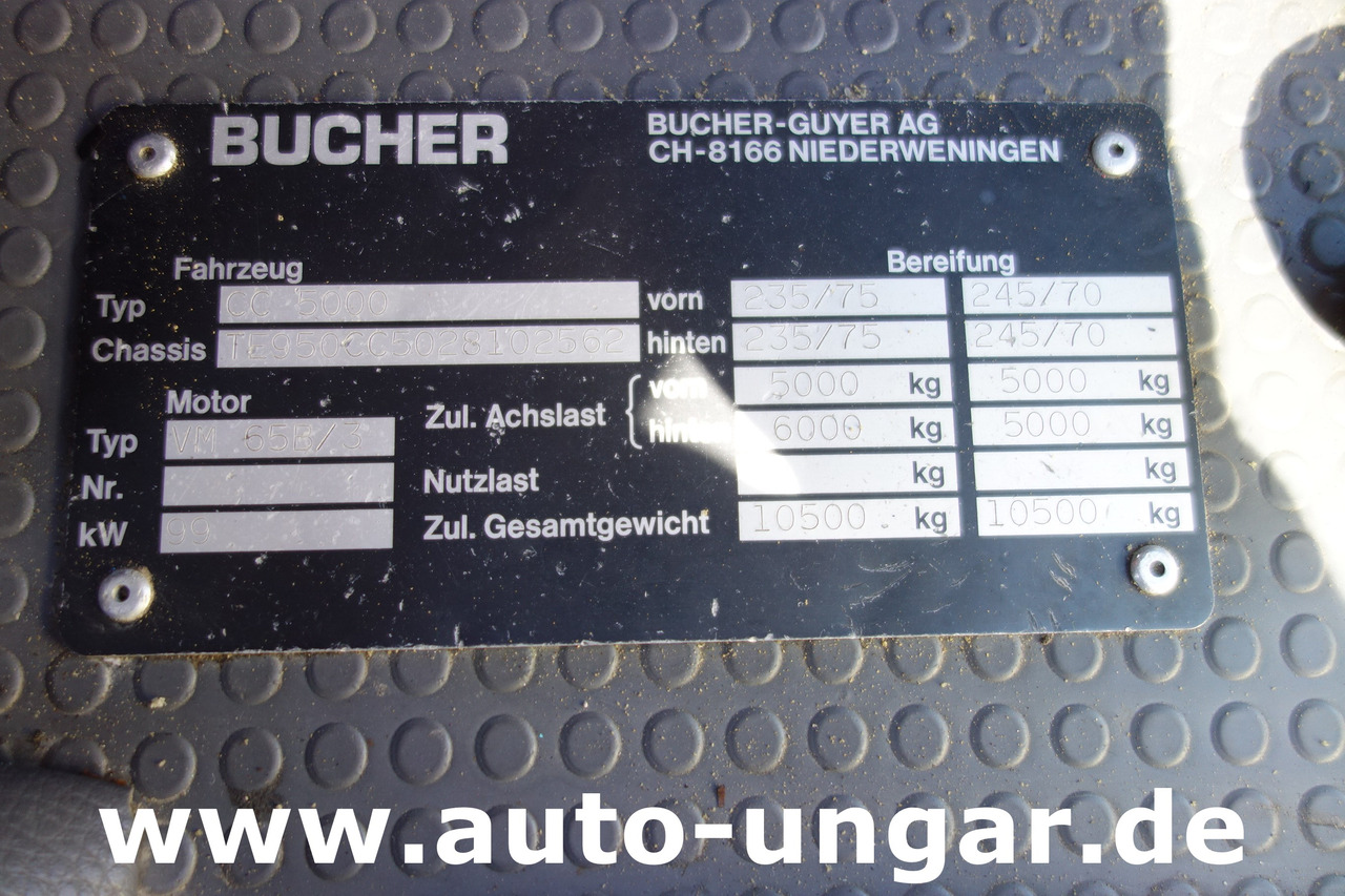 Autočistilica BUCHER CityCat CC5000 Schienenreiniger Kehrmaschine RailRoad Zweiweg: slika 19