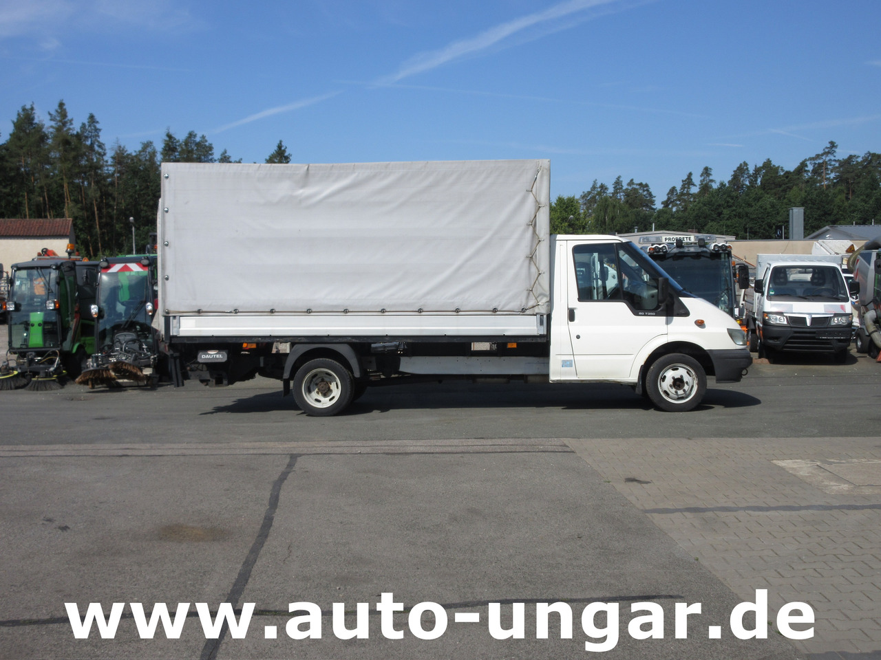 Ford Transit 90T350 Tourneo 3.500kg Pritsche & Plane Dautel LBW AHK - Dostavno vozilo sa ceradom: slika 1 Ford Transit 90T350 Tourneo 3.500kg Pritsche & Plane Dautel LBW AHK - Dostavno vozilo sa ceradom: slika 1