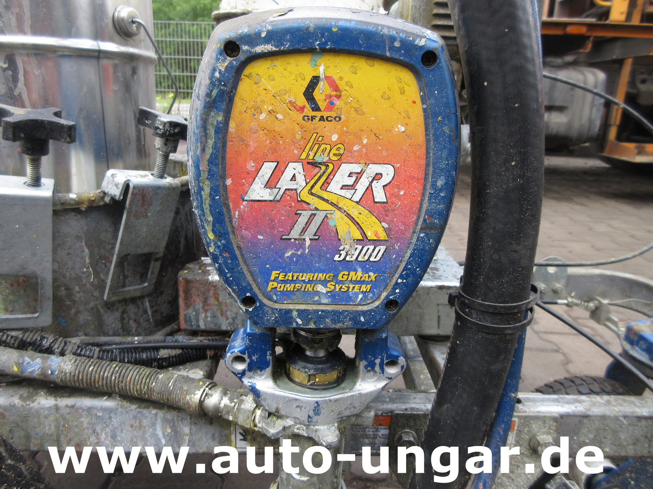 Graco LineLazer II 3900 Airless Roadmarking Machine Hofmann Markiermaschine - Mašina za asfalt: slika 4 Graco LineLazer II 3900 Airless Roadmarking Machine Hofmann Markiermaschine - Mašina za asfalt: slika 4