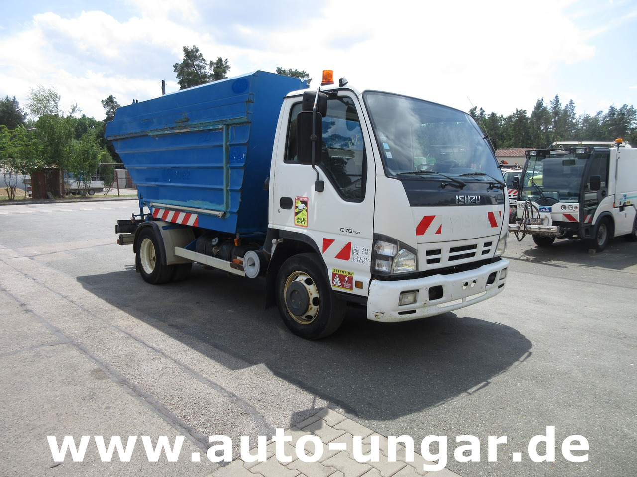 ISUZU NQR Smoother Q75 Y07 Müllwagen 8m³ TECNO 7.500kg Kipper Presse Lifter - Kamion za smeće: slika 1 ISUZU NQR Smoother Q75 Y07 Müllwagen 8m³ TECNO 7.500kg Kipper Presse Lifter - Kamion za smeće: slika 1