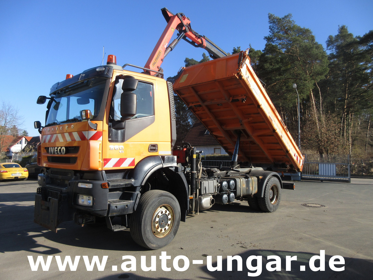 IVECO Trakker 360 Kipper Allrad 4x4 Kran Palfinger PK 9002 Kommunalhydraulik Winterdienst Euro 5 - Istovarivač, Kamion sa dizalicom: slika 2 IVECO Trakker 360 Kipper Allrad 4x4 Kran Palfinger PK 9002 Kommunalhydraulik Winterdienst Euro 5 - Istovarivač, Kamion sa dizalicom: slika 2