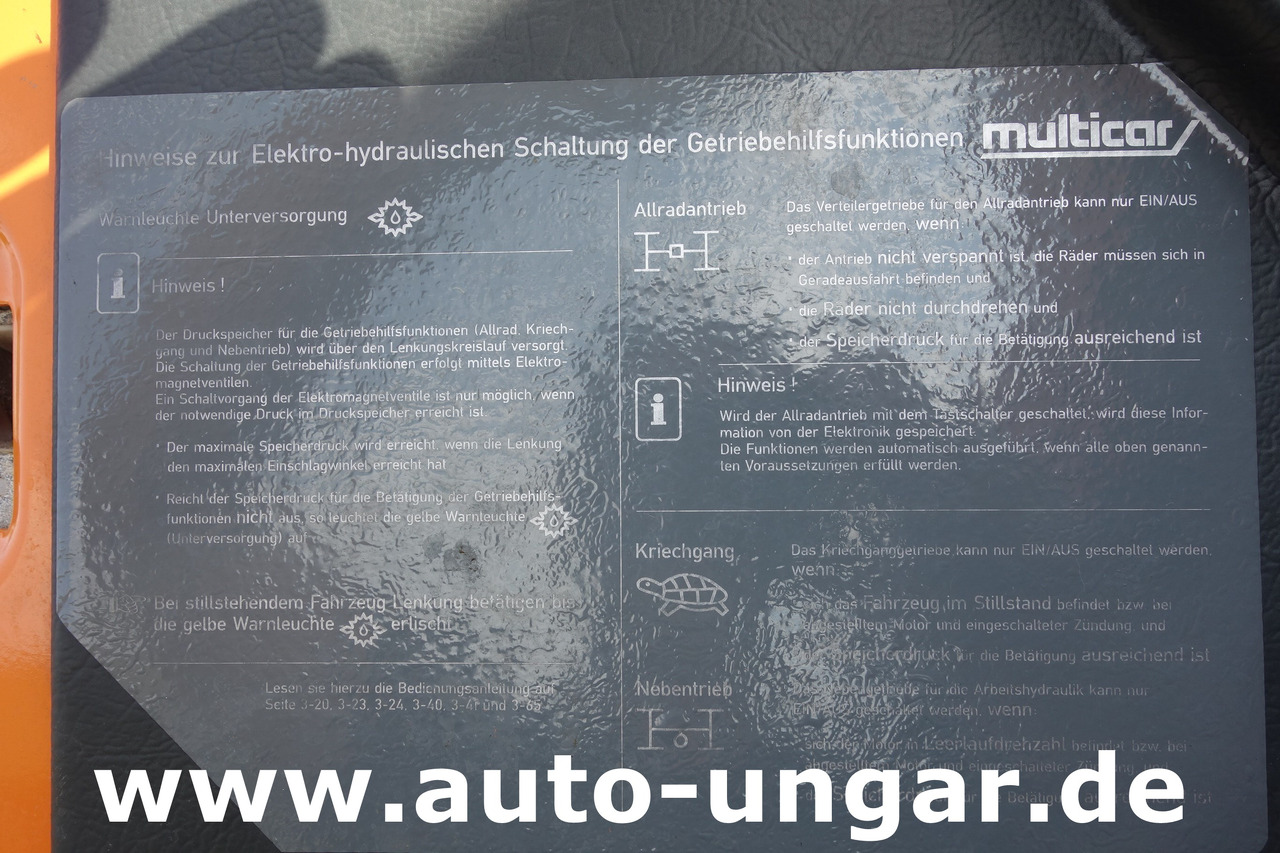 Korisno/ Posebno vozilo Multicar M30 H Carrier 4x4 Baujahr 2010 Motorschaden Fehlteile Ersatzteilträger: slika 29