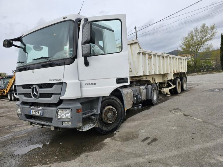 Mercedes Actros 1846 - Tegljač, Poluprikolica istovarivača: slika 1 Mercedes Actros 1846 - Tegljač, Poluprikolica istovarivača: slika 1