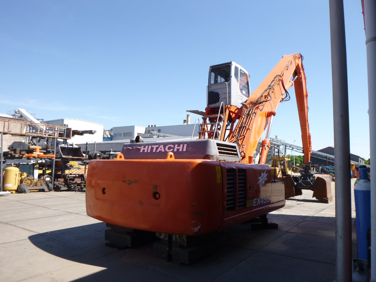 FIAT-HITACHI EX455 Stationary dock/ship material handler - Bager za obradu otpada/ Industrije: slika 4 FIAT-HITACHI EX455 Stationary dock/ship material handler - Bager za obradu otpada/ Industrije: slika 4