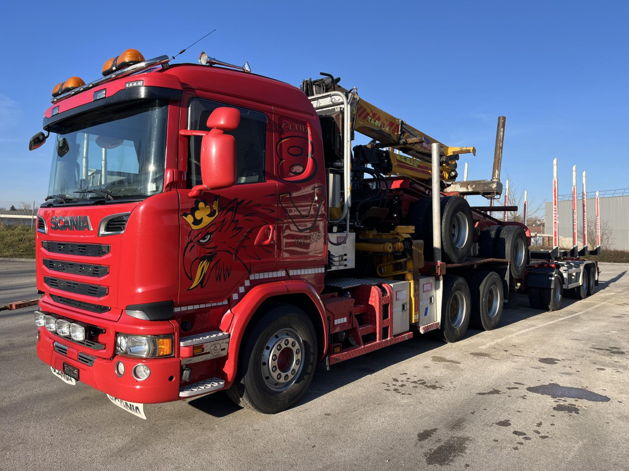 SCANIA porteur + grue AR cabine - Kamion sa golom šasijom i zatvorenom kabinom: slika 2 SCANIA porteur + grue AR cabine - Kamion sa golom šasijom i zatvorenom kabinom: slika 2