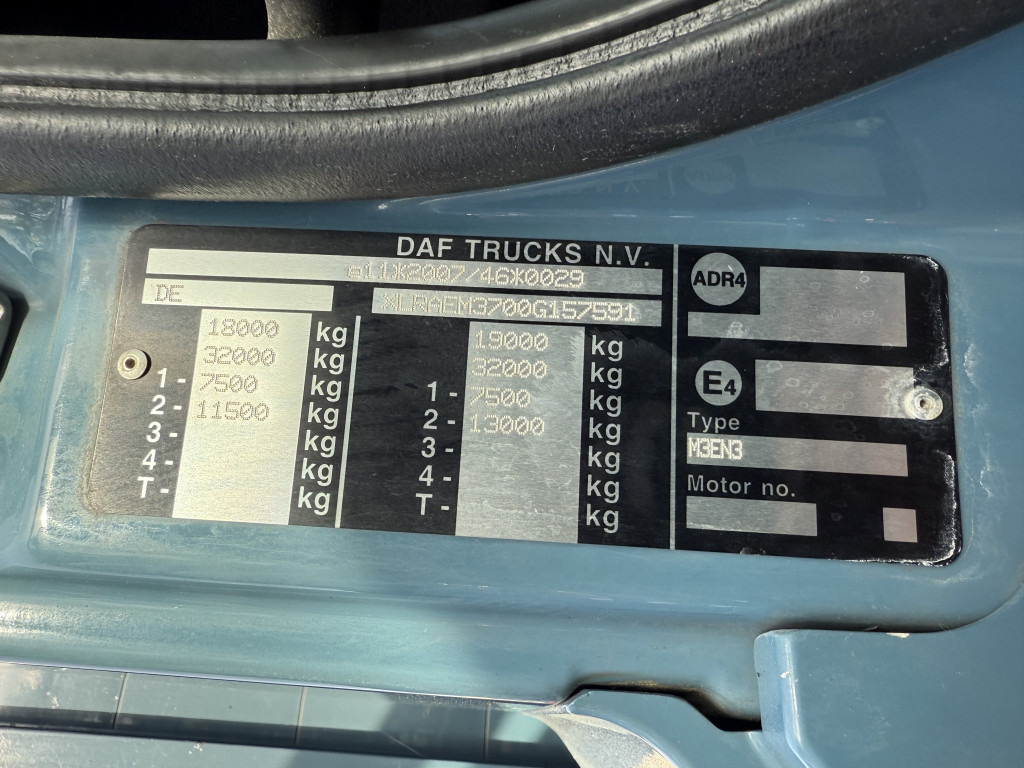 Daf CF320 Palfinger PK12001L Baustoffkran - Kamion sa dizalicom, Kamion sa tovarnim sandukom: slika 4 Daf CF320 Palfinger PK12001L Baustoffkran - Kamion sa dizalicom, Kamion sa tovarnim sandukom: slika 4