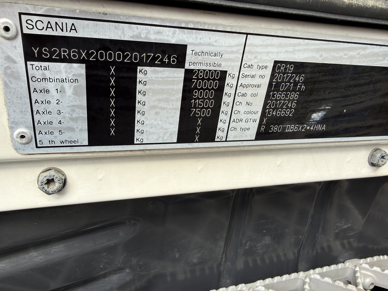 Scania R380 6X2*4 Kipper mit Kran HIAB 220 - Istovarivač, Kamion sa dizalicom: slika 5 Scania R380 6X2*4 Kipper mit Kran HIAB 220 - Istovarivač, Kamion sa dizalicom: slika 5