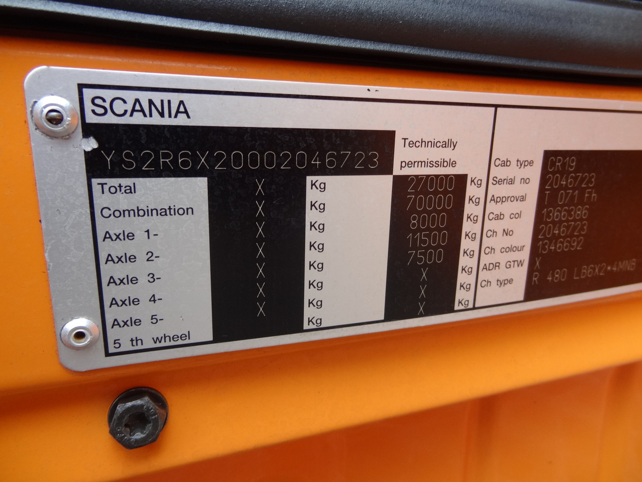 Scania R480 6X2*4 Kran Atlas 240 bis 20 Meter Scania R480 6X2*4 Kran Atlas 240 bis 20 Meter: slika 6 Scania R480 6X2*4 Kran Atlas 240 bis 20 Meter Scania R480 6X2*4 Kran Atlas 240 bis 20 Meter: slika 6