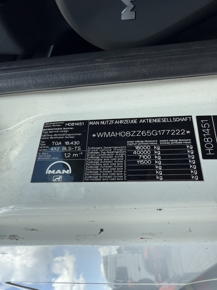 MAN TGA 18.430 Kran Palfinger 16502 bis 26.5 Meter - Tegljač: slika 5 MAN TGA 18.430 Kran Palfinger 16502 bis 26.5 Meter - Tegljač: slika 5