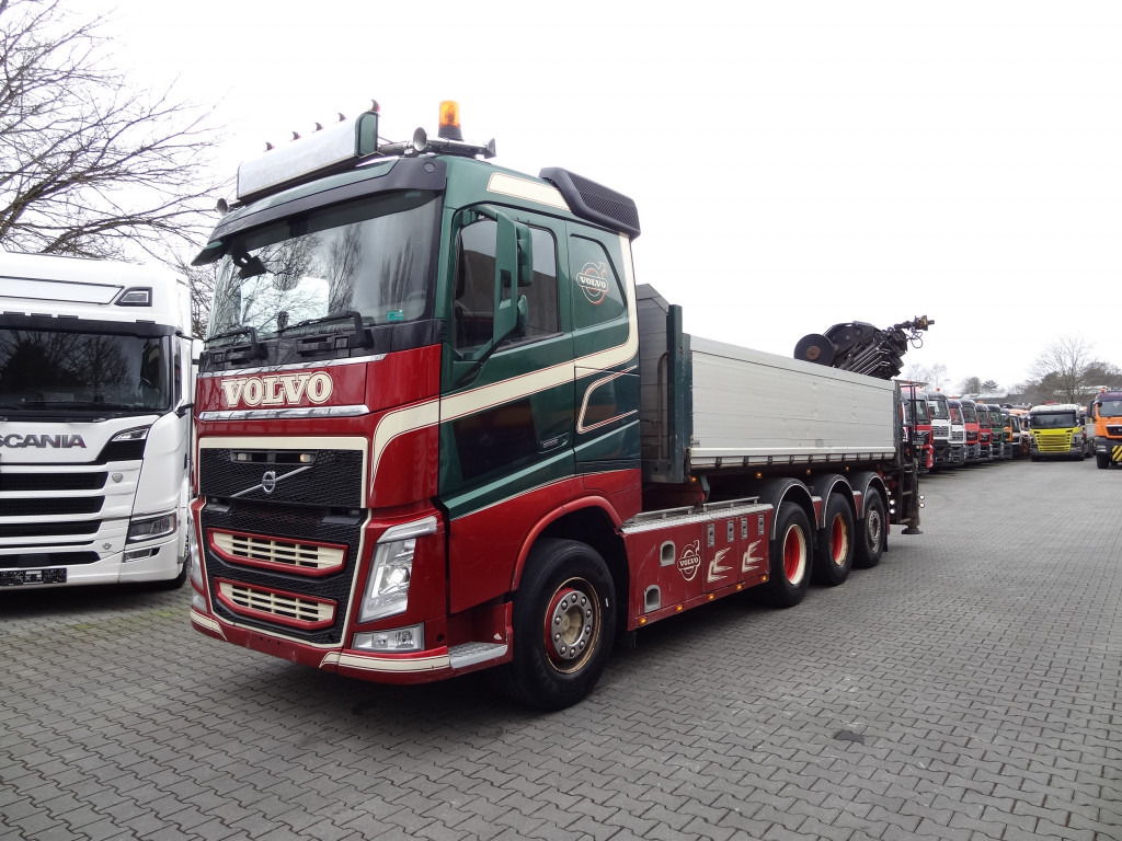 Volvo FH540 8X4 Kipper mit Kran Hiab 244-5 - Istovarivač, Kamion sa dizalicom: slika 1 Volvo FH540 8X4 Kipper mit Kran Hiab 244-5 - Istovarivač, Kamion sa dizalicom: slika 1