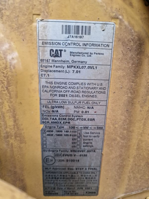 Caterpillar C7.1 Engine (Plant) - Motor za Građevinska mašina: slika 3 Caterpillar C7.1 Engine (Plant) - Motor za Građevinska mašina: slika 3