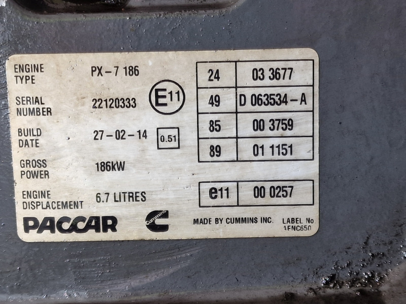 DAF PX-7 184 Engine (Truck) - Motor za Kamion: slika 2 DAF PX-7 184 Engine (Truck) - Motor za Kamion: slika 2