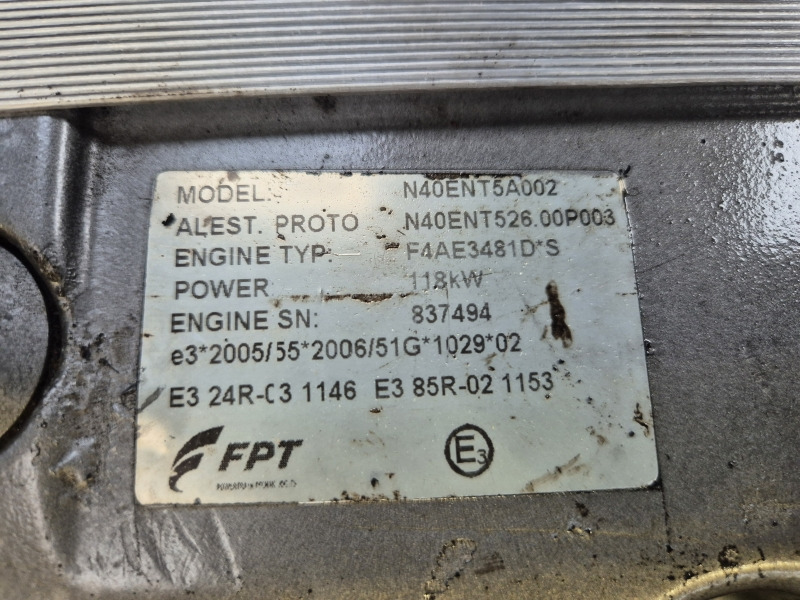 Iveco FPT N40ENT5A002 / F4AE3481D*S Engine (Plant) - Motor za Građevinska mašina: slika 3 Iveco FPT N40ENT5A002 / F4AE3481D*S Engine (Plant) - Motor za Građevinska mašina: slika 3