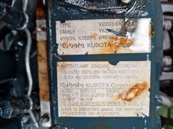 Kubota V2203-ES Engine (Industrial) - Motor za Industrijska oprema: slika 2 Kubota V2203-ES Engine (Industrial) - Motor za Industrijska oprema: slika 2