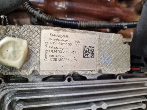 Mercedes Benz OM470LA 6-7-01 Engine (Truck) - Motor za Kamion: slika 2 Mercedes Benz OM470LA 6-7-01 Engine (Truck) - Motor za Kamion: slika 2