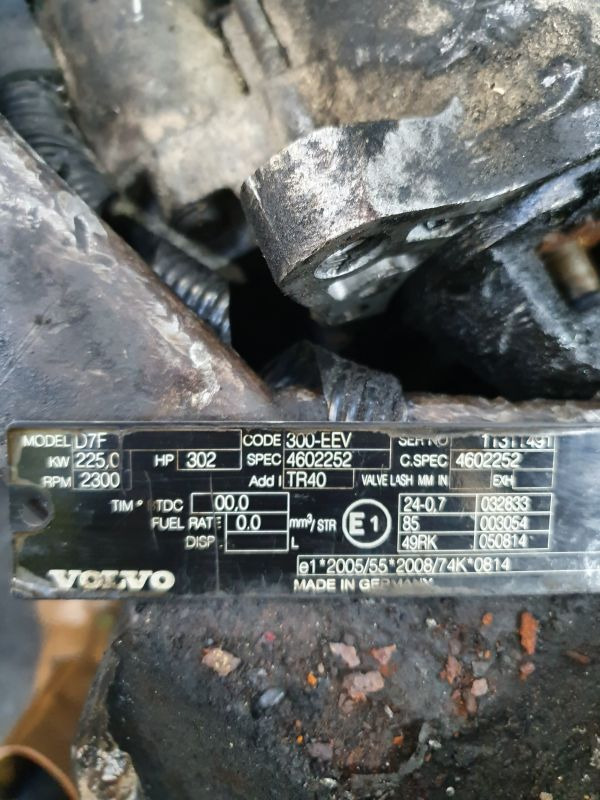 Volvo D7F - Motor za Kamion: slika 2 Volvo D7F - Motor za Kamion: slika 2