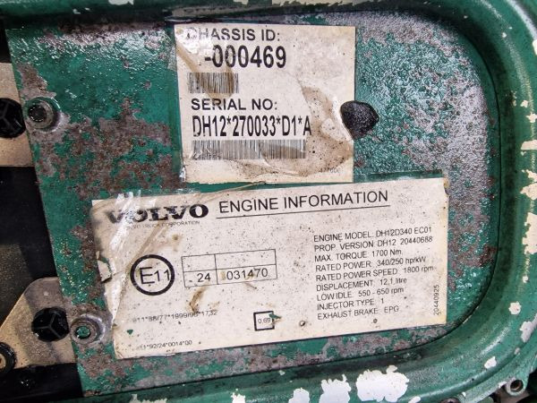 Volvo DH12D340 EC01 Engine (Bus) - Motor: slika 2 Volvo DH12D340 EC01 Engine (Bus) - Motor: slika 2
