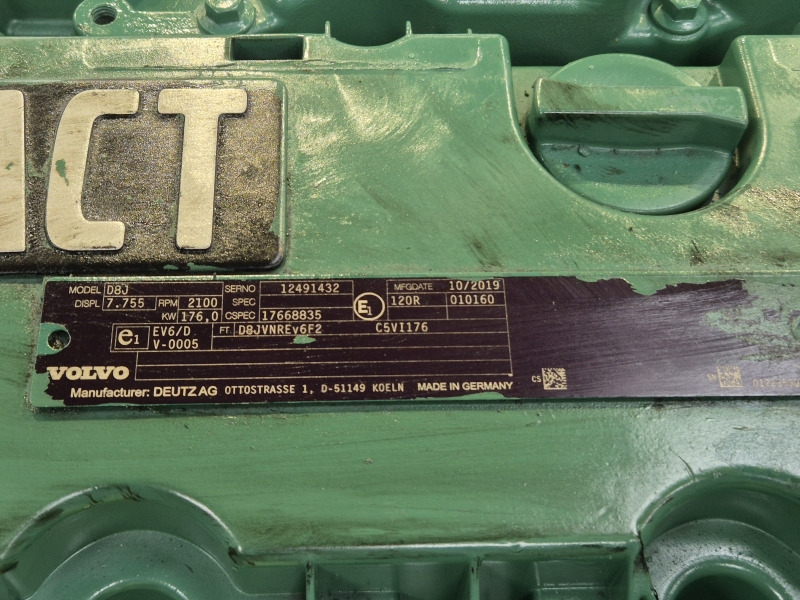 Volvo L110H D8J Genuine Reconditioned Engine (Plant) - Motor za Građevinska mašina: slika 2 Volvo L110H D8J Genuine Reconditioned Engine (Plant) - Motor za Građevinska mašina: slika 2