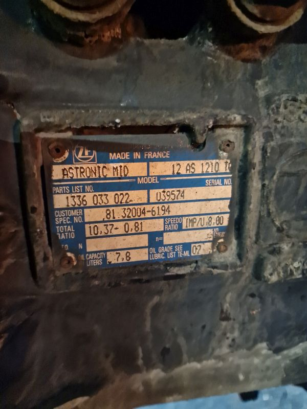 ZF Astronic 12AS1210TO Gearbox - Menjač: slika 2 ZF Astronic 12AS1210TO Gearbox - Menjač: slika 2