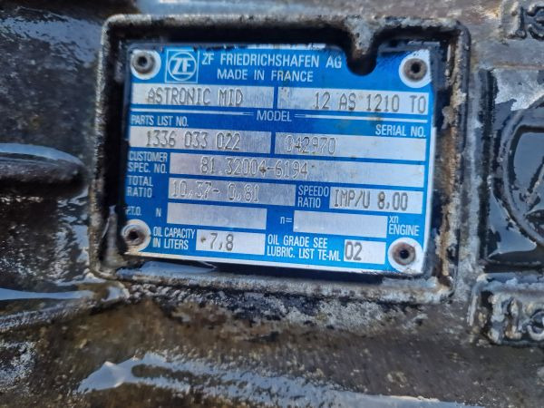 ZF Astronic 12AS1210TO Gearbox - Menjač: slika 2 ZF Astronic 12AS1210TO Gearbox - Menjač: slika 2