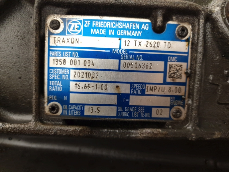 ZF Traxon 12TX2620TD DAF Spec Gearbox - Menjač: slika 2 ZF Traxon 12TX2620TD DAF Spec Gearbox - Menjač: slika 2