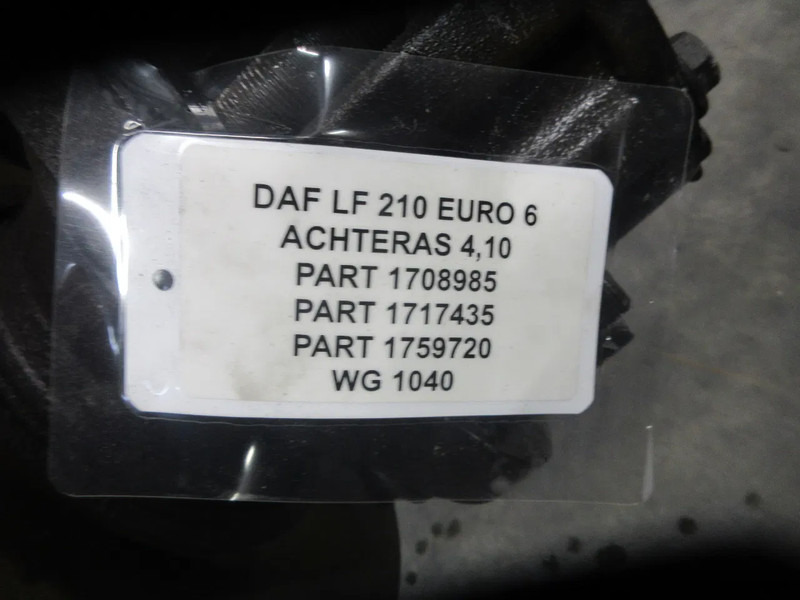 DAF 1708985 // 1717435 // 1759720 ACHTERAS DAF LF 210 EURO 6 RATIO 4,10 - Zadnja osovina za Kamion: slika 5 DAF 1708985 // 1717435 // 1759720 ACHTERAS DAF LF 210 EURO 6 RATIO 4,10 - Zadnja osovina za Kamion: slika 5