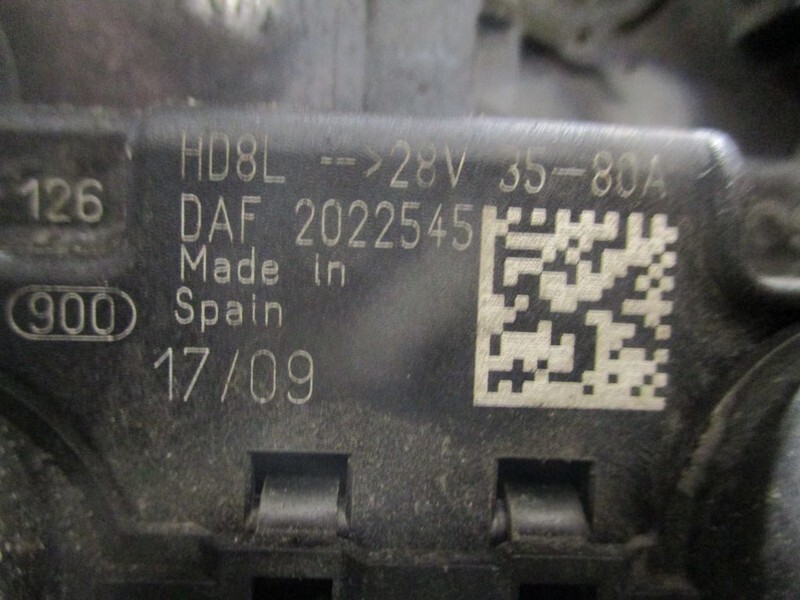 DAF 2025545 Dynamo XF 106 - Alternator za Kamion: slika 2 DAF 2025545 Dynamo XF 106 - Alternator za Kamion: slika 2