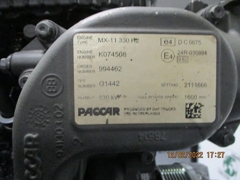 DAF 2164501/0452053/2189684/2111666 DAF XF 450 EURO 6 MODEL 2020 - Motor za Kamion: slika 5 DAF 2164501/0452053/2189684/2111666 DAF XF 450 EURO 6 MODEL 2020 - Motor za Kamion: slika 5