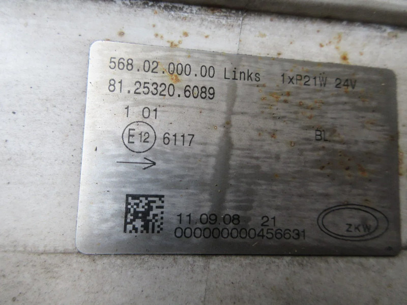 DAF 81.25320-6089 MISTLAMP MAN TGA EURO 6 LINKS - Svetla za maglu za Kamion: slika 5 DAF 81.25320-6089 MISTLAMP MAN TGA EURO 6 LINKS - Svetla za maglu za Kamion: slika 5