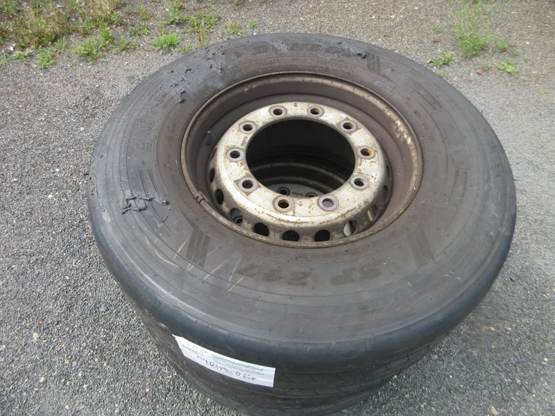 DUNLOP 385 / 65 R 22.5 OPLEGGER BANDEN MET STAAL WIEL - Guma za Kamion: slika 2 DUNLOP 385 / 65 R 22.5 OPLEGGER BANDEN MET STAAL WIEL - Guma za Kamion: slika 2