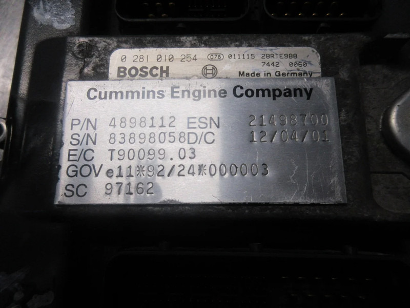 Iveco TRAKKER 340S34/ 4898112// BOSCH 0281 010 254 EBS MODULE - Električni sistem za Kamion: slika 3 Iveco TRAKKER 340S34/ 4898112// BOSCH 0281 010 254 EBS MODULE - Električni sistem za Kamion: slika 3
