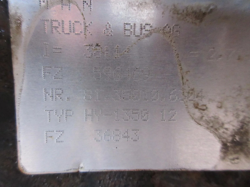 Zadnja osovina za Kamion MAN 81.35003-7671// 81.35010-6304 HY-1350-12 2,71 RATIO MAN TGX EURO 6: slika 10