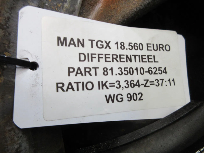 MAN 81.35010-6254 / 3,364 . Z=37:11 DIFFERENTIEEL MAN 18.560 EURO 6 - Diferencijalna brzina za Kamion: slika 5 MAN 81.35010-6254 / 3,364 . Z=37:11 DIFFERENTIEEL MAN 18.560 EURO 6 - Diferencijalna brzina za Kamion: slika 5