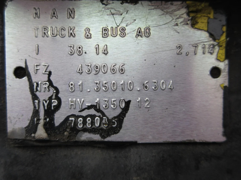 Zadnja osovina za Kamion MAN 81.35010-6304 / HY.1350.12/38:14=2,714 MAN TGX EURO 6: slika 6