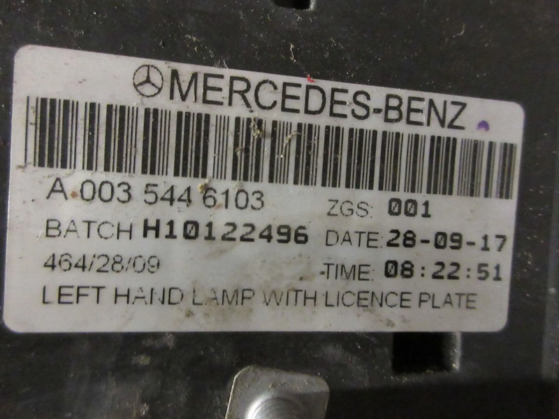 Mercedes-Benz A 003 554 61 03 ACHTERLAMP MERCEDES BENZ 1845 MP4 EURO 6 LINKS - Zadnja svetla za Kamion: slika 4 Mercedes-Benz A 003 554 61 03 ACHTERLAMP MERCEDES BENZ 1845 MP4 EURO 6 LINKS - Zadnja svetla za Kamion: slika 4