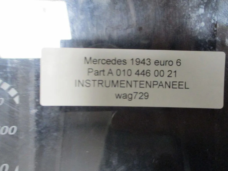 Mercedes-Benz A 010 446 00 21 INSTRUMENTENPANEEL MERCEDES ACTROS EURO 6 - Komandna tabla za Kamion: slika 4 Mercedes-Benz A 010 446 00 21 INSTRUMENTENPANEEL MERCEDES ACTROS EURO 6 - Komandna tabla za Kamion: slika 4