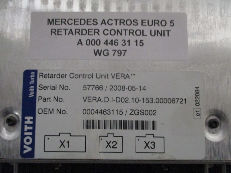 Mercedes-Benz ACTROS A 000 446 31 15 RETARDER CONTROL UNIT - Električni sistem za Kamion: slika 2 Mercedes-Benz ACTROS A 000 446 31 15 RETARDER CONTROL UNIT - Električni sistem za Kamion: slika 2