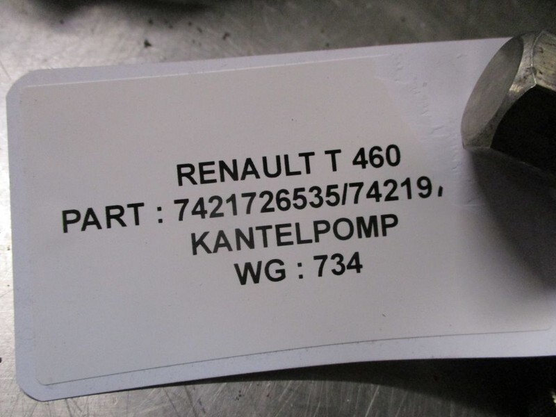 Renault 7421726535 Kantel Pomp - Hidraulika za Kamion: slika 3 Renault 7421726535 Kantel Pomp - Hidraulika za Kamion: slika 3