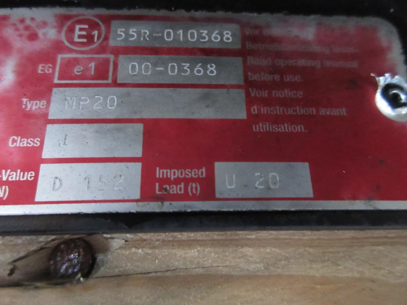 Jost 81.42710-6307// JOST D152 U 20 MP20 // - Spojnica na petom točku za Kamion: slika 5 Jost 81.42710-6307// JOST D152 U 20 MP20 // - Spojnica na petom točku za Kamion: slika 5