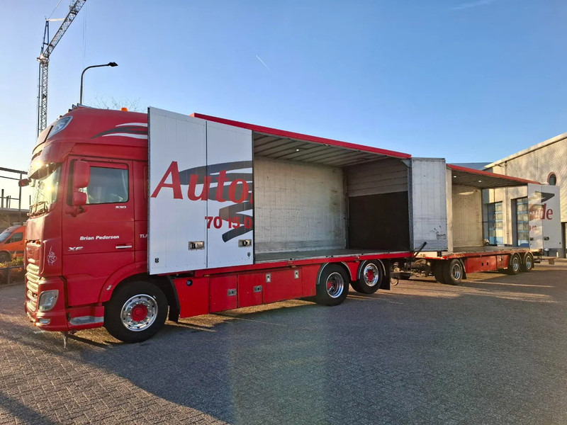 DAF XF106-530 / DEB / COMPLETE COMBI / SIDE DOORS / 2XPLATFORM 2500KG / ONLY:773032 KM / LWDS / LEATHER / EURO-6 / 2017 - Kamion sa zatvorenim sandukom: slika 2 DAF XF106-530 / DEB / COMPLETE COMBI / SIDE DOORS / 2XPLATFORM 2500KG / ONLY:773032 KM / LWDS / LEATHER / EURO-6 / 2017 - Kamion sa zatvorenim sandukom: slika 2