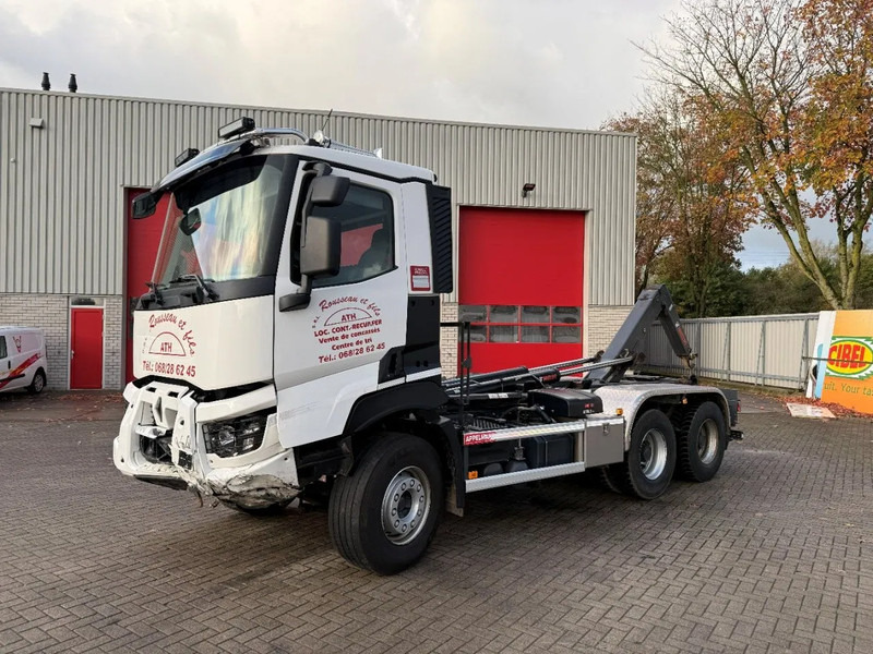 Renault C480 / ENGINE RUNNING / 6X4 / HIAB 21TON HOOKLIFT / ONLY:146334 KM / AUTOMATIC / EURO-6 / 2020 - Kamion sa hidrauličnom kukom: slika 2 Renault C480 / ENGINE RUNNING / 6X4 / HIAB 21TON HOOKLIFT / ONLY:146334 KM / AUTOMATIC / EURO-6 / 2020 - Kamion sa hidrauličnom kukom: slika 2