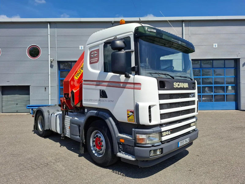 Scania 124G-420 / RETARDER / PALFINGER PK32080 / DOUBLE TANK / AIRCO / GOOD CONDITION / MANUAL / EURO-3 / 2004 - Kamion sa dizalicom: slika 4 Scania 124G-420 / RETARDER / PALFINGER PK32080 / DOUBLE TANK / AIRCO / GOOD CONDITION / MANUAL / EURO-3 / 2004 - Kamion sa dizalicom: slika 4