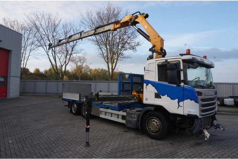 Scania G490 / ENGINE RUNNING / RETARDER / EFFER 255-5S CRANE REMOTE / PLATFORM / FULL-AIR / AUTOMATIC / EURO-6 / 2014 - Kamion sa dizalicom: slika 3 Scania G490 / ENGINE RUNNING / RETARDER / EFFER 255-5S CRANE REMOTE / PLATFORM / FULL-AIR / AUTOMATIC / EURO-6 / 2014 - Kamion sa dizalicom: slika 3