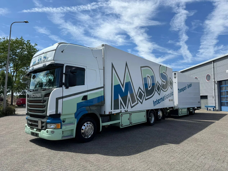 Scania R450 / RETARDER / ISOLATED GERMAN FLOWER COMBI / THROUGH-LOADING SYSTEM / SMART TACHO / 2XPLATFORM / LIFT+LENKACHSE / LWDS / EUR - Hladnjača: slika 1 Scania R450 / RETARDER / ISOLATED GERMAN FLOWER COMBI / THROUGH-LOADING SYSTEM / SMART TACHO / 2XPLATFORM / LIFT+LENKACHSE / LWDS / EUR - Hladnjača: slika 1