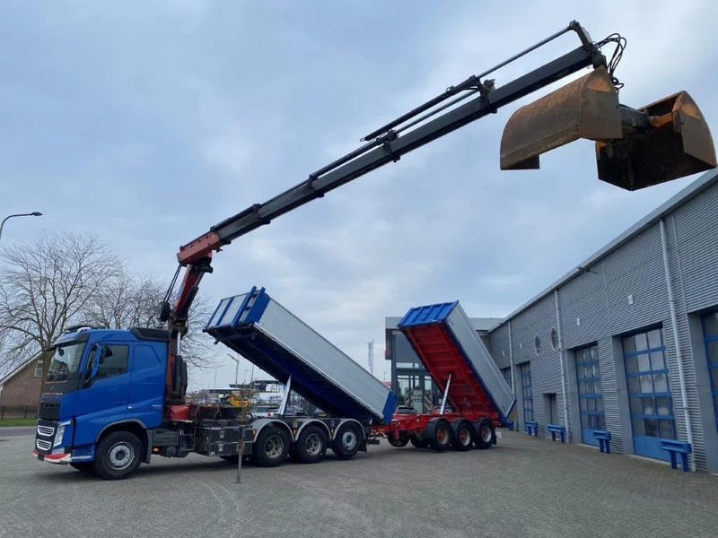 Volvo FH4-500 / HMF 3220K-RC / REMOTE / ROTATOR / 3SIDE TIPPER / DYNAMIC STEERING / ONLY:302623 KM / AUTOMATIC / EURO-6 / 2017 - Kamion sa dizalicom: slika 1 Volvo FH4-500 / HMF 3220K-RC / REMOTE / ROTATOR / 3SIDE TIPPER / DYNAMIC STEERING / ONLY:302623 KM / AUTOMATIC / EURO-6 / 2017 - Kamion sa dizalicom: slika 1