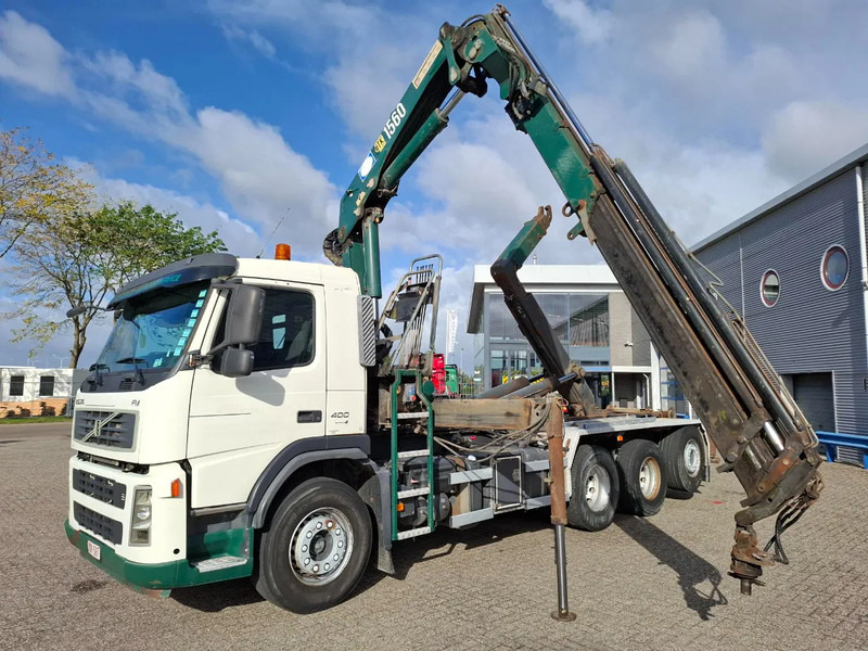 Volvo FM13-400 / 8X4 / AJK HOOK 25TON / CRANE HMF 1560 K3 / ROTATOR / LIFT+LENKACHSE / AIRCO / MANUAL / EURO-4 / 2007 - Kamion sa dizalicom: slika 1 Volvo FM13-400 / 8X4 / AJK HOOK 25TON / CRANE HMF 1560 K3 / ROTATOR / LIFT+LENKACHSE / AIRCO / MANUAL / EURO-4 / 2007 - Kamion sa dizalicom: slika 1