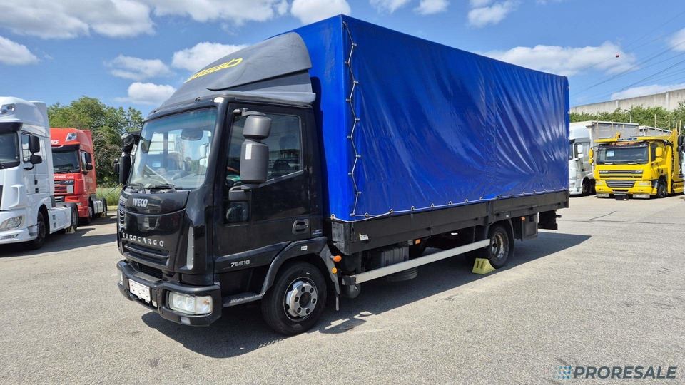 IVECO EUROCARGO ML 75E18 - valník s plachtou + zvedací čelo 1 t - Kamion sa ceradom: slika 2 IVECO EUROCARGO ML 75E18 - valník s plachtou + zvedací čelo 1 t - Kamion sa ceradom: slika 2