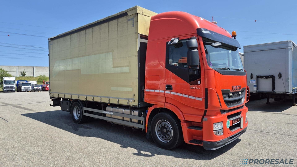 IVECO STRALIS AS 190S42 EURO 6 - valník s plachtou + hydraulické čelo - Kamion sa ceradom: slika 1 IVECO STRALIS AS 190S42 EURO 6 - valník s plachtou + hydraulické čelo - Kamion sa ceradom: slika 1