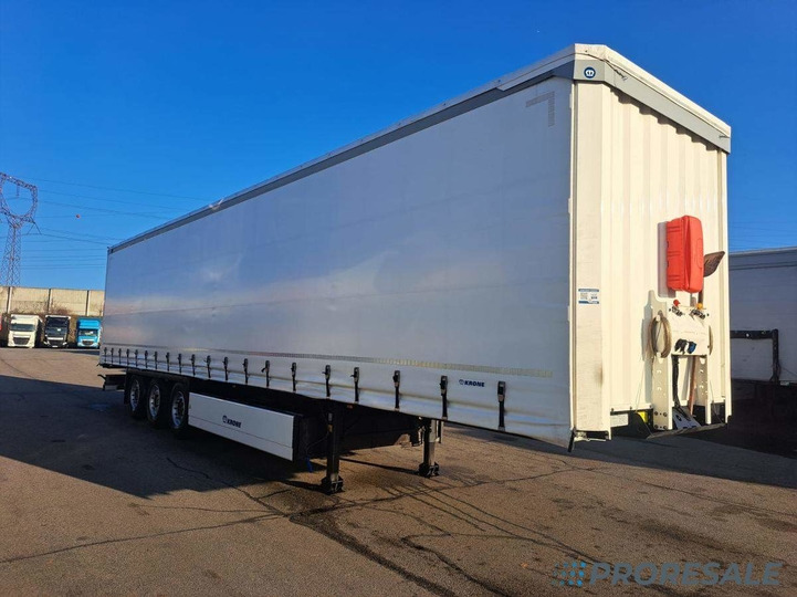 KRONE SD PROFI LINER + paletový koš 32 palet + 2 x zvedací náprava - Poluprikolica sa ceradom: slika 1 KRONE SD PROFI LINER + paletový koš 32 palet + 2 x zvedací náprava - Poluprikolica sa ceradom: slika 1